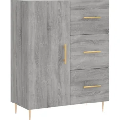 vidaXL Sideboards>Skänk sonoma 69,5x34x90 cm konstruerat trä