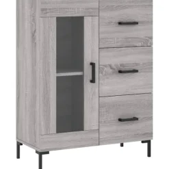 vidaXL Skåp>Skänk sonoma 69,5x34x90 cm konstruerat trä