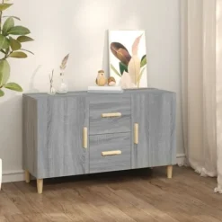 vidaXL Byråer>Skänk sonoma 100x36x60 cm konstruerat trä