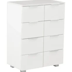 vidaXL Byråer>Skänk högglans 60x35x80 cm spånskiva