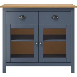 vidaXL Byråer>Skänk Hill 90x40x80 cm massiv furu