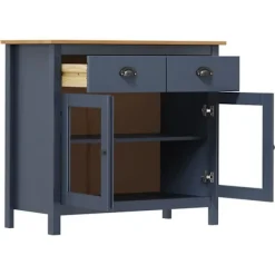 vidaXL Byråer>Skänk Hill 90x40x80 cm massiv furu