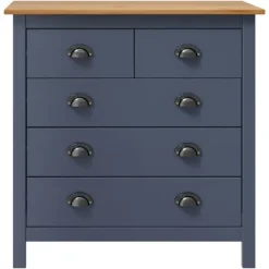 vidaXL Byråer>Skänk Hill 79x40x80 cm massiv furu