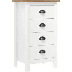 vidaXL Byråer>Skänk Hill 46x35x80 cm massiv furu