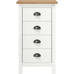 vidaXL Byråer>Skänk Hill 46x35x80 cm massiv furu