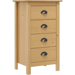 vidaXL Byråer>Skänk Hill 46x35x80 cm massiv furu