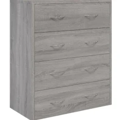 vidaXL Byråer>Skänk med 4 lådor 60x30,5x71 cm sonoma