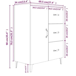 vidaXL Skåp><noscript><img width=