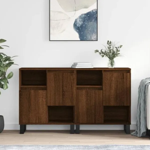 vidaXL Sideboards>Skänkar 2 st ek konstruerat trä