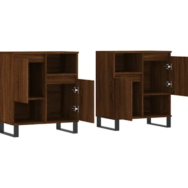 vidaXL Sideboards>Skänkar 2 st ek konstruerat trä