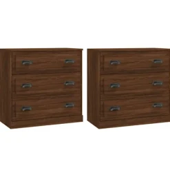 vidaXL Byråer>Skänkar 2 st ek konstruerat trä