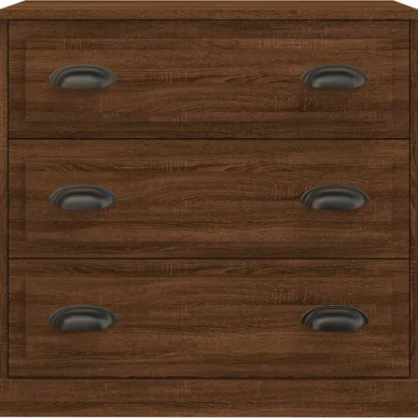 vidaXL Byråer>Skänkar 2 st ek konstruerat trä