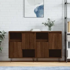 vidaXL Sideboards>Skänkar 2 st ek konstruerat trä