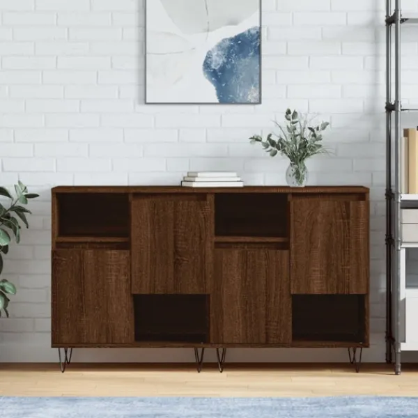 vidaXL Sideboards>Skänkar 2 st ek konstruerat trä