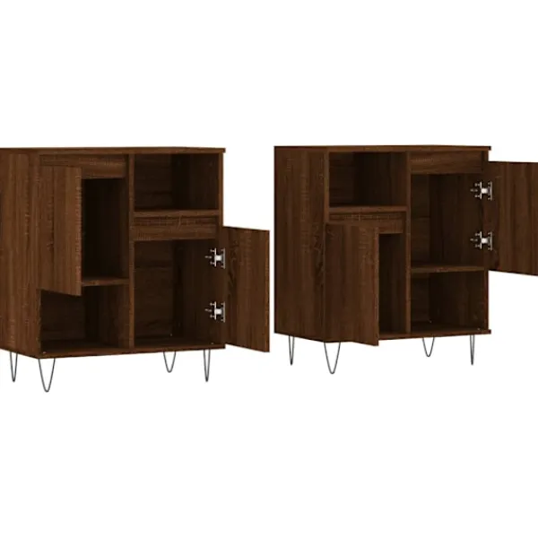 vidaXL Sideboards>Skänkar 2 st ek konstruerat trä