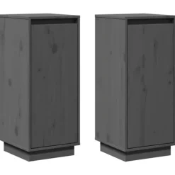 vidaXL Sideboards>Skänkar 2 st 31,5x34x75 cm massiv furu