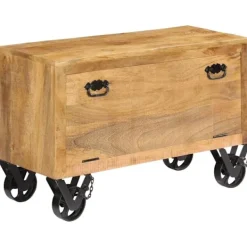 vidaXL Skåp>Skoskåp 86x35x55 cm massivt mangoträ