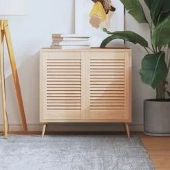 vidaXL Skåp>Skåpluckor lamelldesign 2 st 61,5x39,4 cm massiv furu