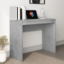 vidaXL Kontorsmöbler>Skrivbord betong 90x40x72 cm konstruerat trä