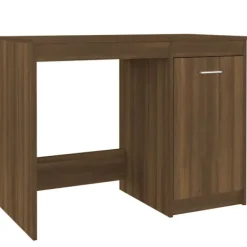 vidaXL Kontorsmöbler>Skrivbord ek 100x50x76 cm konstruerat trä