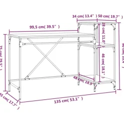 vidaXL Kontorsmöbler><noscript><img width=