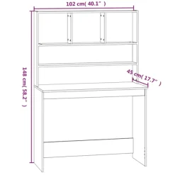 vidaXL Kontorsmöbler><noscript><img width=
