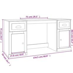 vidaXL Kontorsmöbler><noscript><img width=