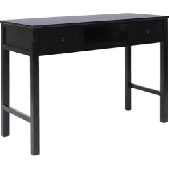 vidaXL Kontorsmöbler>Skrivbord 108x45x76 cm massivt kejsarträ