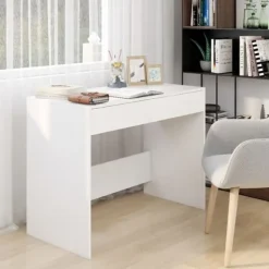 vidaXL Kontorsmöbler>Skrivbord 101x50x76,5 cm konstruerat trä