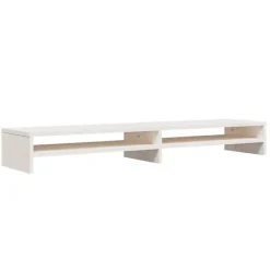 vidaXL Hyllor>Skärmställ 100x24x13 cm massiv furu