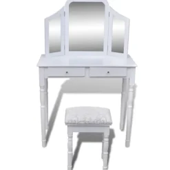 vidaXL Sminkbord>Sminkbord Alexandra inklusive pall