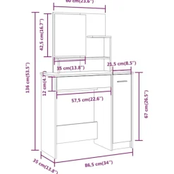 vidaXL Sminkbord><noscript><img width=
