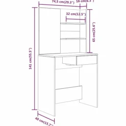vidaXL Sminkbord><noscript><img width=