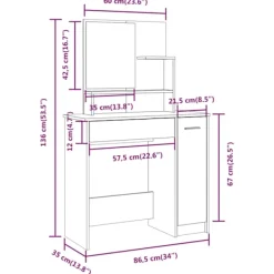 vidaXL Sminkbord><noscript><img width=