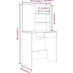 vidaXL Sminkbord><noscript><img width=