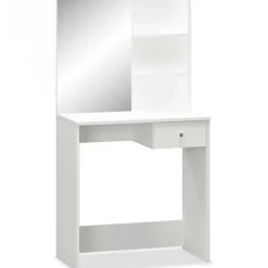 vidaXL Sminkbord>Sminkbord spånskiva 75x40x141 cm