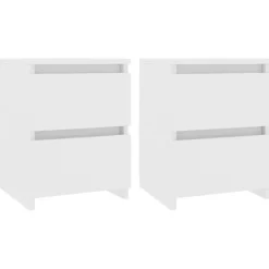 vidaXL Sängar>Sängbord 2 st 30x30x40 cm konstruerat trä