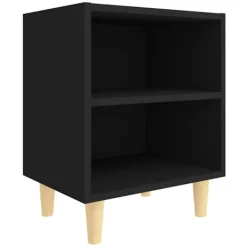 vidaXL Sängar>Sängbord med massiva ben 40x30x50 cm