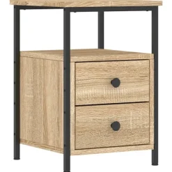 vidaXL Sängar>Sängbord sonoma- 34x35,5x50 cm konstruerat trä Brun