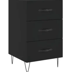 vidaXL Byråer>Sängbord 40x40x66 cm konstruerat trä