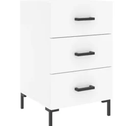 vidaXL Byråer>Sängbord 40x40x66 cm konstruerat trä