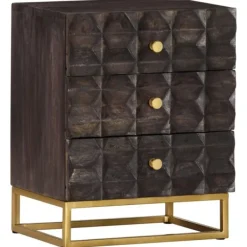 vidaXL Sängar>Sängbord 40x30x50 cm massivt mangoträ