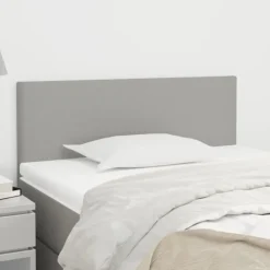 vidaXL Sängar>Sänggavel 90x5x78/88 cm tyg Grå