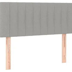 vidaXL Sängar>Sänggavel 90x5x78/88 cm tyg Grå