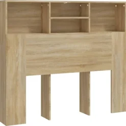 vidaXL Sängar>Sänggavel med förvaring sonoma- 120x19x103,5 cm Brun