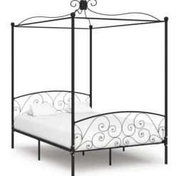 vidaXL Sängar>Sänghimmel utan madrass metall 140x200 cm