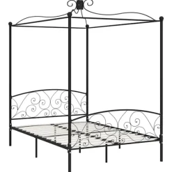 vidaXL Sängar>Sänghimmel utan madrass metall 140x200 cm