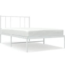 vidaXL Sängar>Sängram med huvudgavel metall 80x200 cm