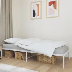 vidaXL Sängar>Sängram metall 75x190 cm