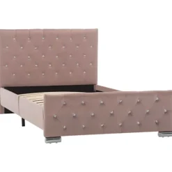 vidaXL Sängar>Sängram sammet 100x200 cm